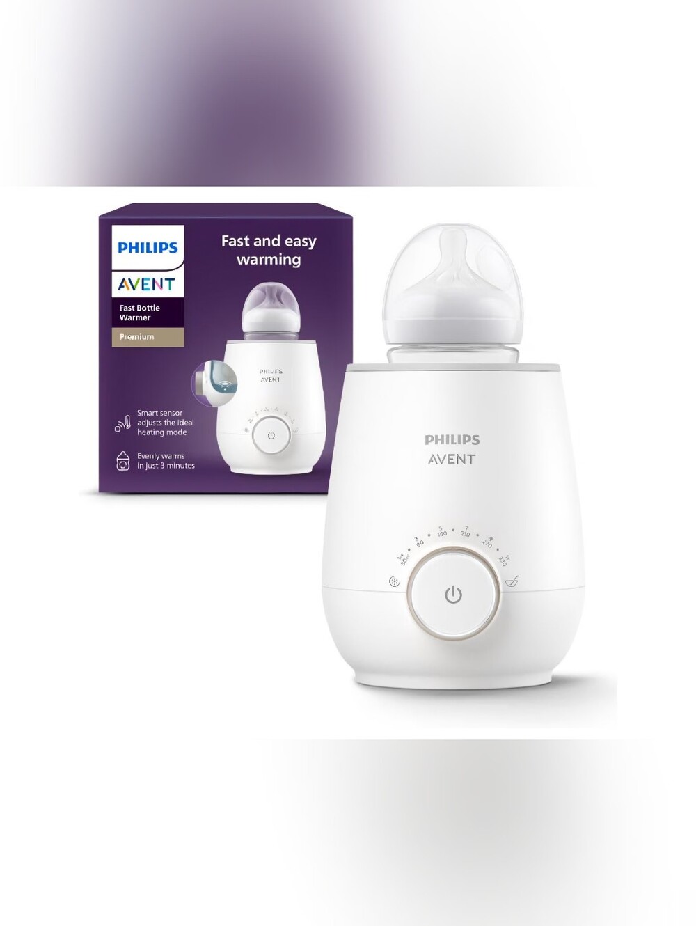 Philips Avent Premium Fast Bottle Warmer with Smart Temperature Control #1472